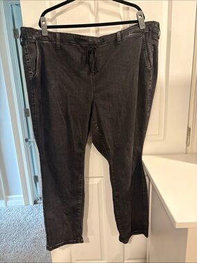torrid Black Pull-On Jeggings with Drawstring